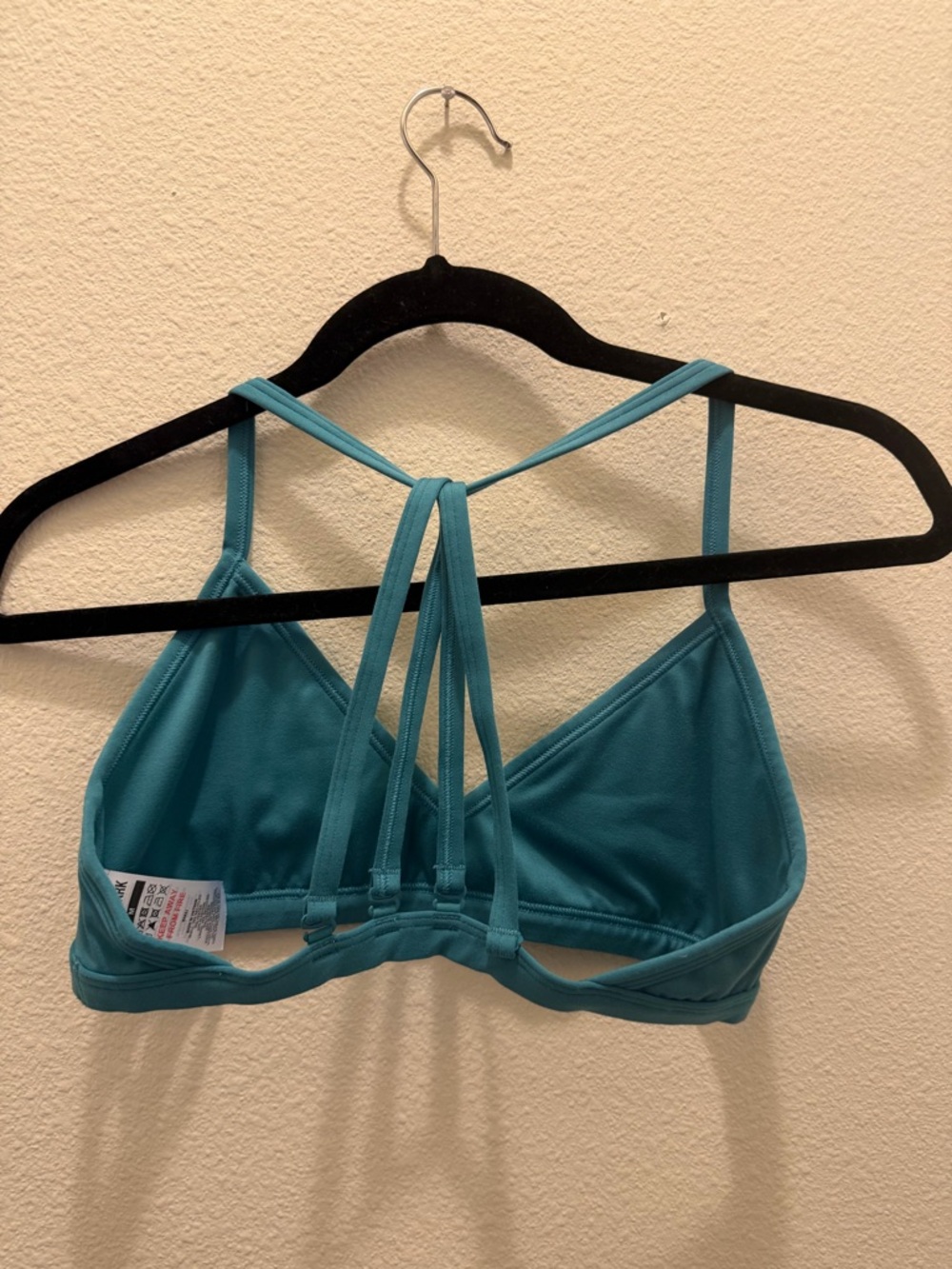 Gymshark Teal Minimal Sports Bra - Picture 4 of 5